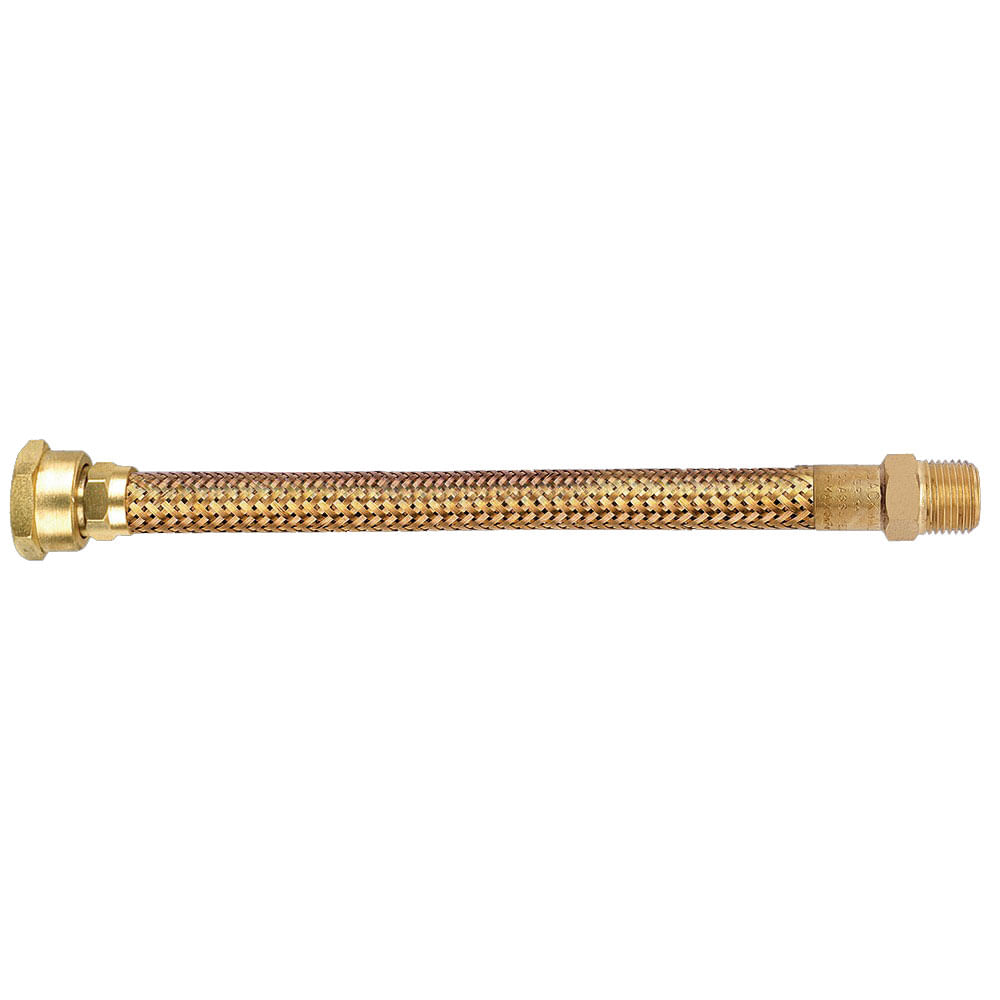 Encontraproduto.com.br - Ligação para Aquecedores a Gas 3/4x1/2 40cm Jackwal