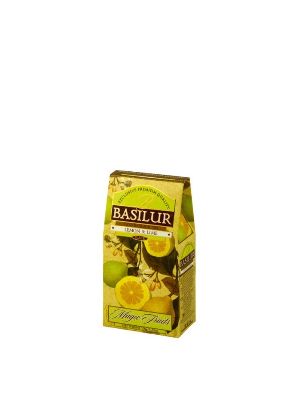 Encontraproduto.com.br - Chá Preto com Limão Magic Fruits Basilur 50g