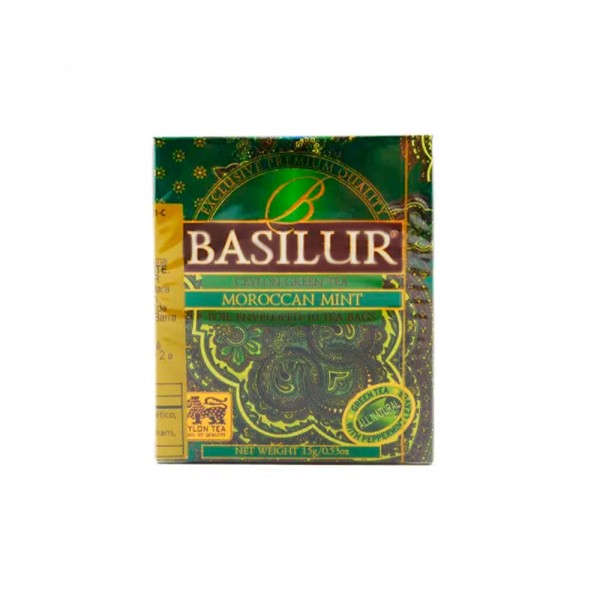 Chá Verde de Hortelã Marroquina Basilur 20g
