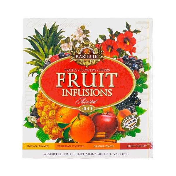 Encontraproduto.com.br - Chá de Frutas Sortido Basilur 72g