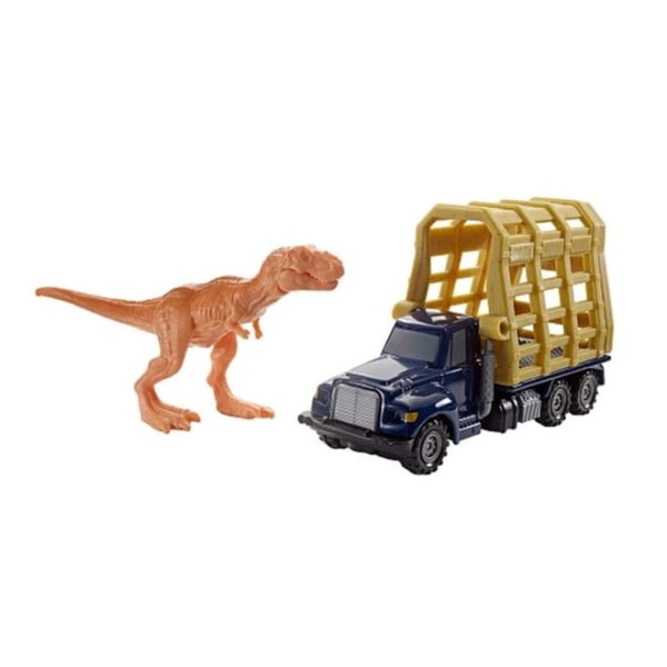 Encontraproduto.com.br - Jurassic World Transporte T-Rex Trailer - FMY31 - Mattel