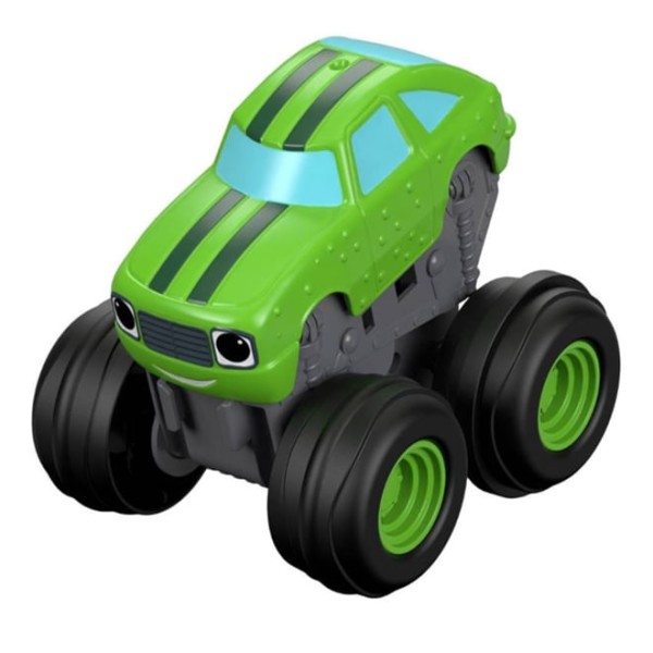Encontraproduto.com.br - Fisher Price Blaze Veículos Customizados Acelerador Pickle - FHV37 - Mattel