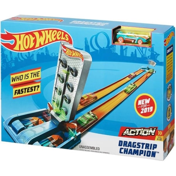 Encontraproduto.com.br - Hot Wheels Pista Campeonato de Corrida - GBF82 - Mattel