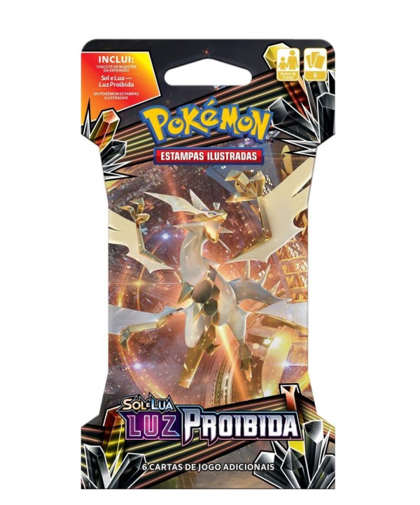Pokemon Blister Unitário Sol e Lua Luz Proibida Ultra Necrozma - Copag
