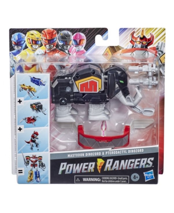 Encontraproduto.com.br - Power Rangers Magazord Mastodon Dinozord & Pterodactyl Dinozord E7788 - Hasbro