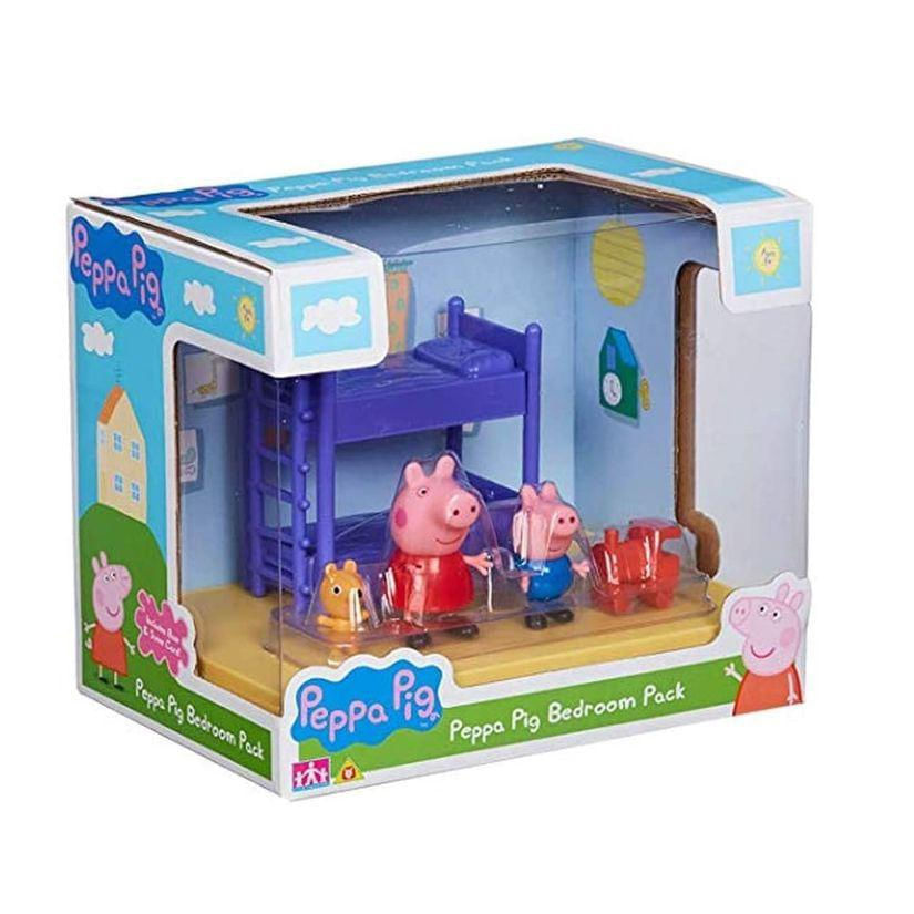 Encontraproduto.com.br - Peppa Pig - Cenário Da Peppa - Peppa E George - Quarto - Sunny