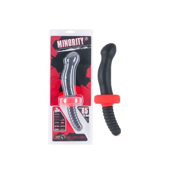 Encontraproduto.com.br - Vibrador Com 10 Vibrações E Luz De Led - Minority Nanma - Preto
