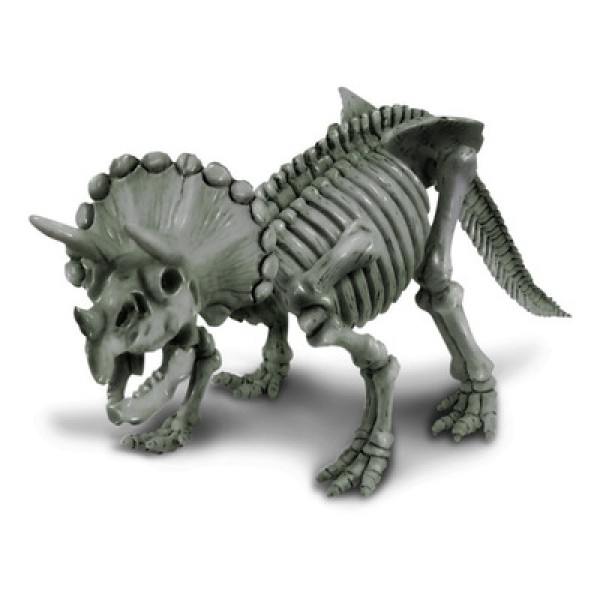 Encontraproduto.com.br - Kit de Escavação de Esqueletos - Tricerátopo - 4m