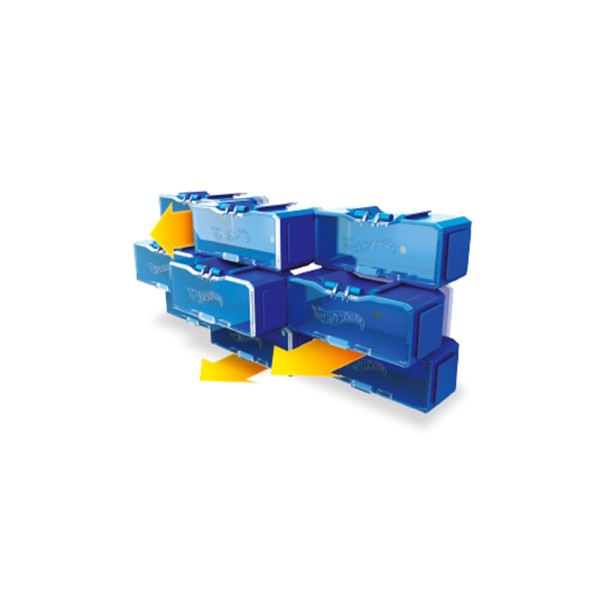 Encontraproduto.com.br - Porta Carrinhos Hot Wheels com 18 Divisões - Fun Divirta-se