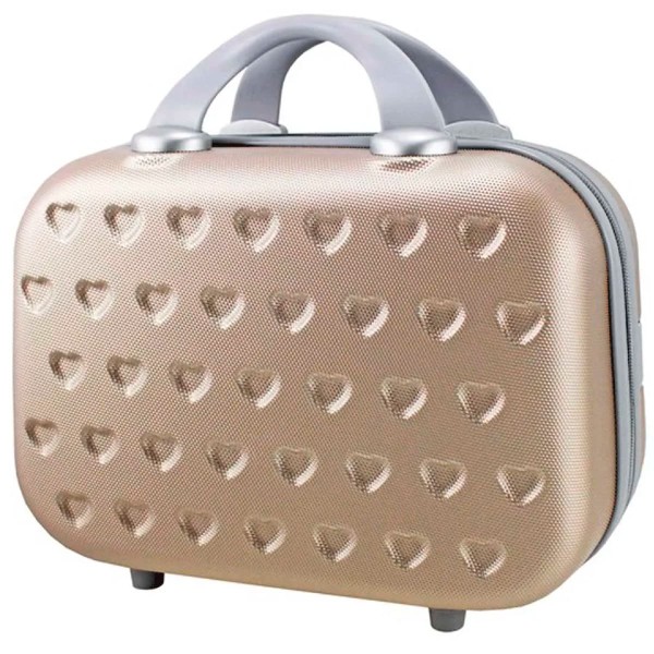 Encontraproduto.com.br - Frasqueira Love Dourada Jacki Design AHZ19855 (MP)