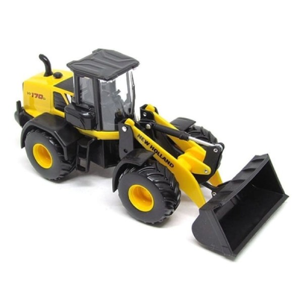 Encontraproduto.com.br - Brinquedo Trator Carregadeira New Holland 1/50 - Burago