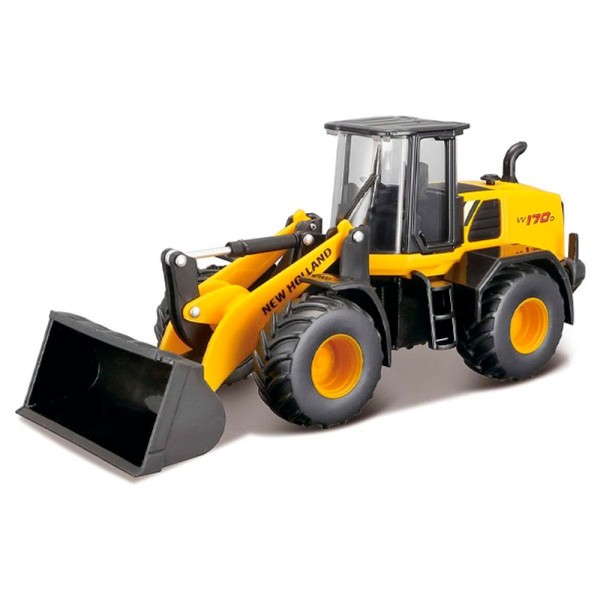 Encontraproduto.com.br - Brinquedo Trator Carregadeira New Holland 1/50 - Burago
