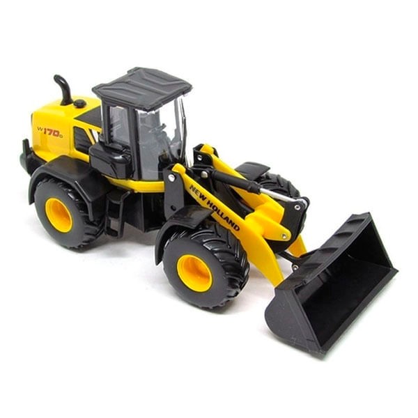 Encontraproduto.com.br - Brinquedo Trator Carregadeira New Holland 1/50 - Burago
