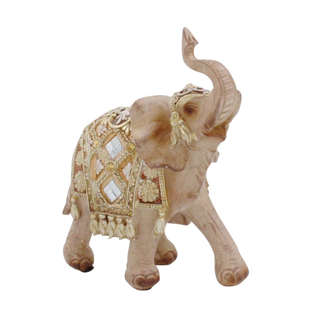 Encontraproduto.com.br - Elefante Decorativo 16,5 em Resina Taimes