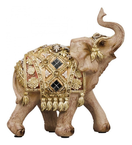 Encontraproduto.com.br - Elefante Decorativo 16,5 em Resina Taimes