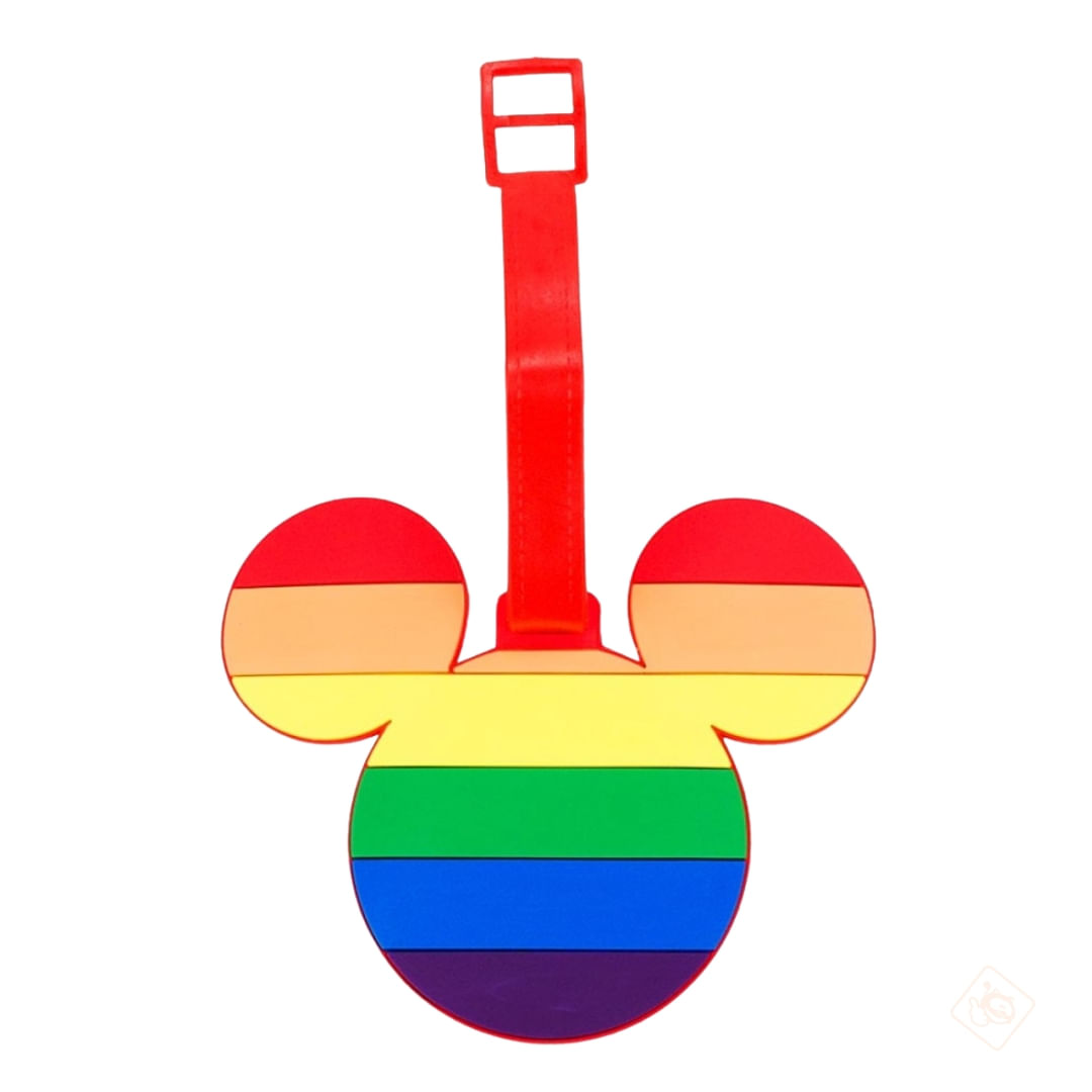 Encontraproduto.com.br - Tag Para Mala De Viagem Mickey Mouse Rainbow - Taimes