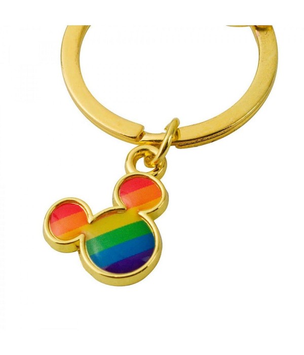 Encontraproduto.com.br - Kit Chaveiros Dourados Mickey & Minnie - Disney