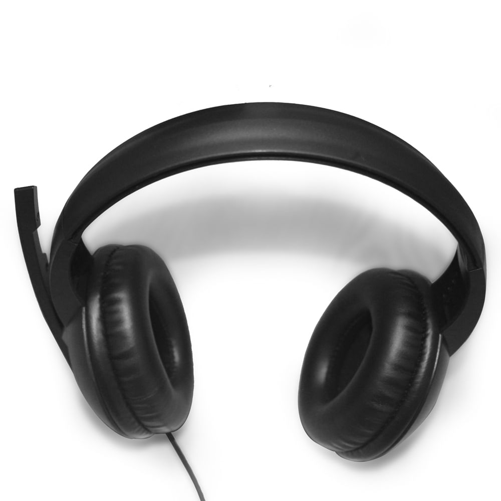 Encontraproduto.com.br - Headset Basic Conexão p3 Cabo de 150cm Cancelamento de Ruído Controle de Volume Driver 40 mm Potência 45mw Preto - PH373OUT [Reembalado]