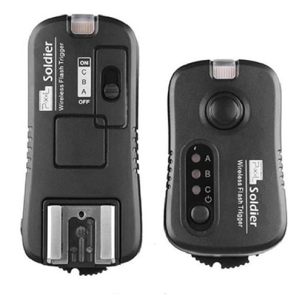 Encontraproduto.com.br - Rádio Flash Pixel Soldier TF-372 Wireless 2.4GHz para Câmeras DSLR Nikon