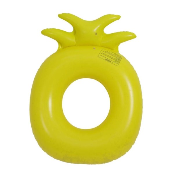 Encontraproduto.com.br - Boia Inflável Circular Abacaxi com Glitter Bel