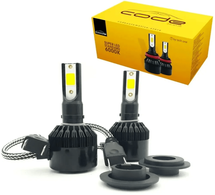 Encontraproduto.com.br - KIT LAMPADA DE LED AUTOMOTIVA SUPER LED STANDARD H3 6000K CODE