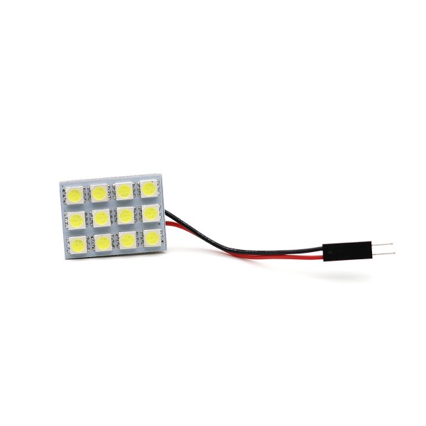 Encontraproduto.com.br - Placa LED com 12 Leds Teto Porta-Malas Painel 12V TechOne