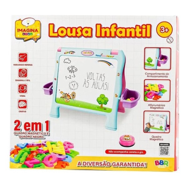 Lousa Infantil 2 em 1 BBR Toys