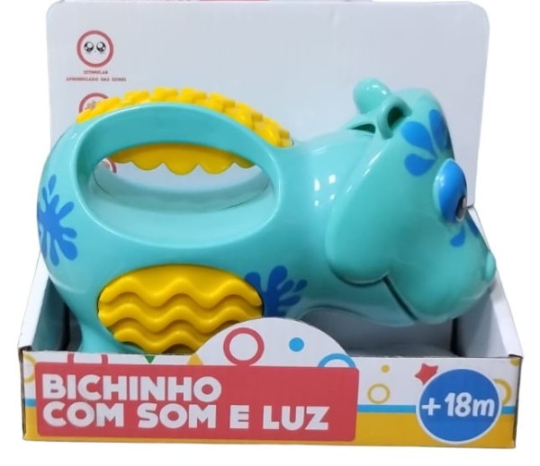 Encontraproduto.com.br - Bichinho Com Som e Luz - Hipopotamo TERRACO