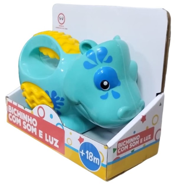 Encontraproduto.com.br - Bichinho Com Som e Luz - Hipopotamo TERRACO