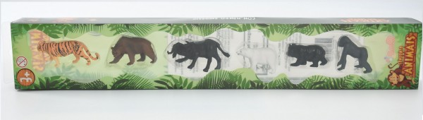 Encontraproduto.com.br - Boneco - Animais da Selva - 6 Animais TERRACO