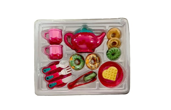 Encontraproduto.com.br - Conjunto de Cha - Comidinha Cha da Tarde Donuts TERRACO