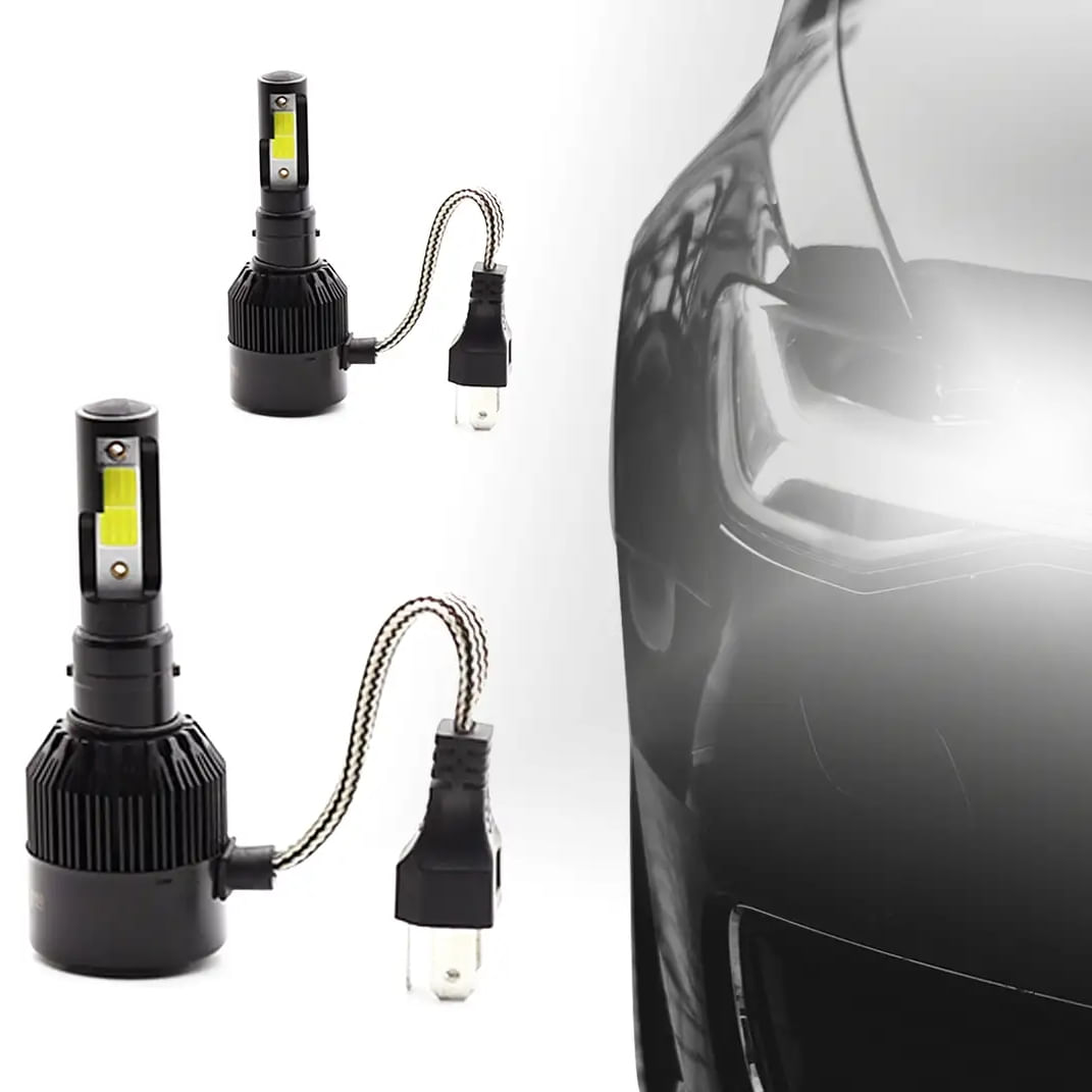 Encontraproduto.com.br - Kit Par de Lâmpadas Automotiva Super Led H4 6000K Limited Edition - Code by Tech One