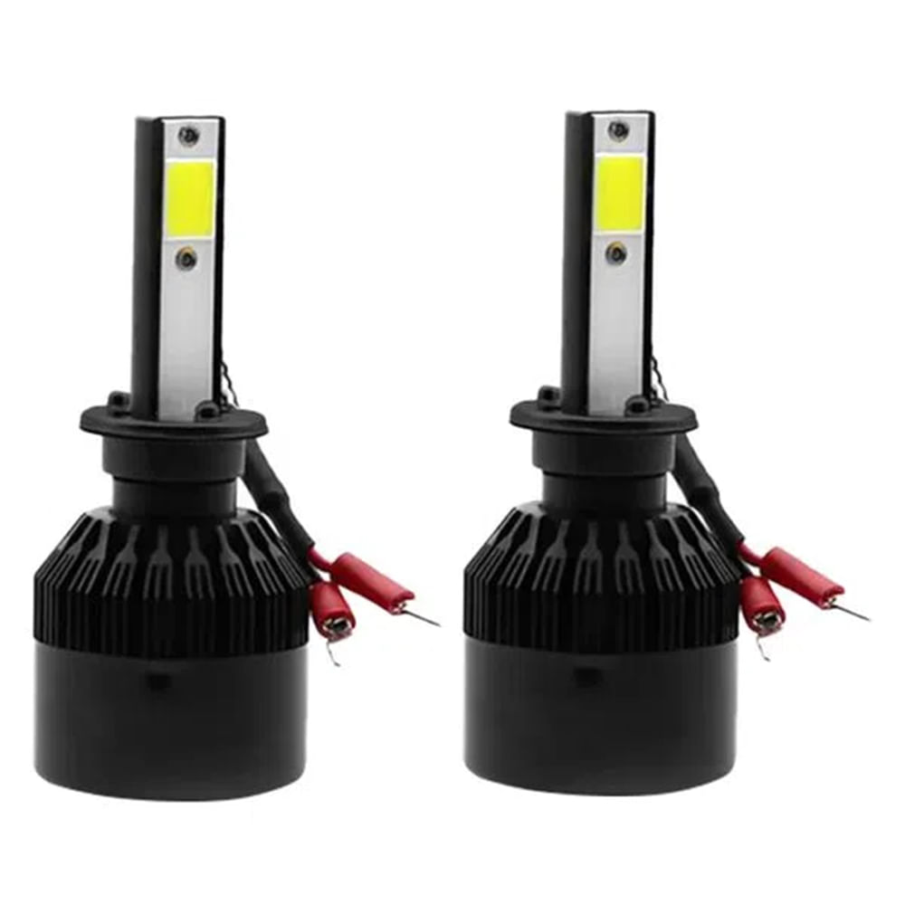 Encontraproduto.com.br - Par Lâmpadas Tech One Code Super Led IP67 12V H1 8000K