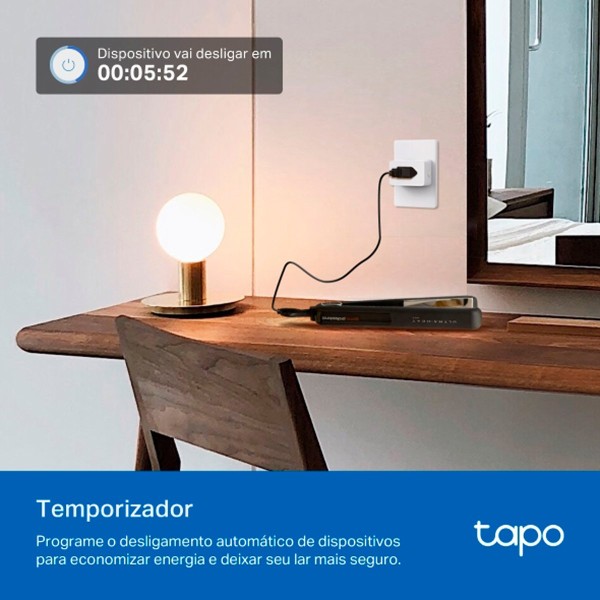 Encontraproduto.com.br - Tomada Inteligente TP-Link Wi-Fi 10A Bivolt Tapo P110