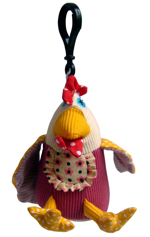 Encontraproduto.com.br - Chaveirinho Mini Chikos, a Galinha Deglingos