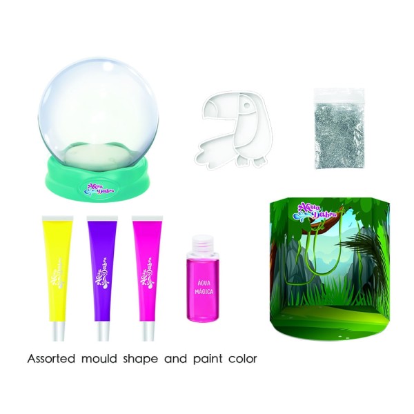 Encontraproduto.com.br - Aquadrabra - Globo de Água - Animais - Aves - New Toys