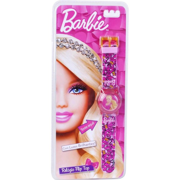 Encontraproduto.com.br - Relógio Barbie Flip Top Flip Top Barão