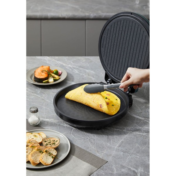 Encontraproduto.com.br - Grill Sanduicheira Redonda 1200W 127V Gaabor Verde