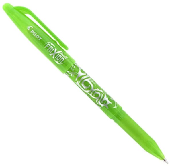 Encontraproduto.com.br - Caneta Esferográfica Apagável Frixion 0,7 mm Verde Claro Pilot