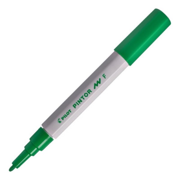 Encontraproduto.com.br - Marcador Pilot Pintor F - Cores Cor Verde-claro