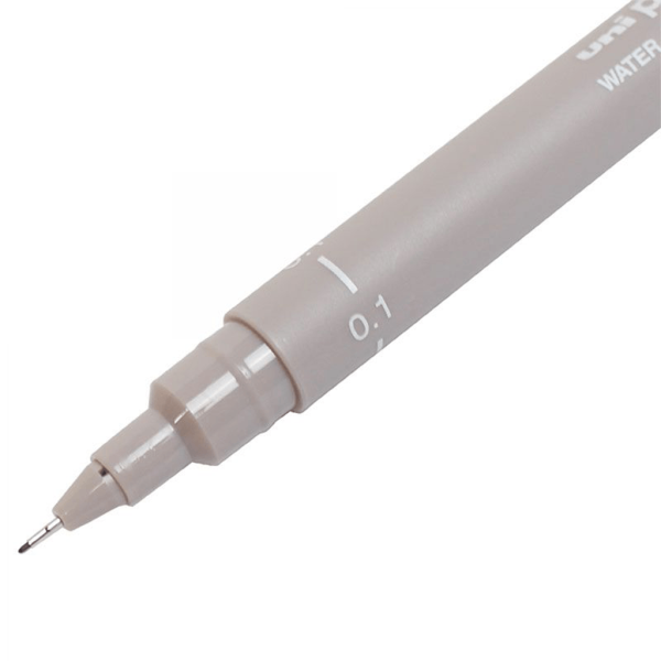 Encontraproduto.com.br - Caneta Uni Pin 01-200 Light Grey 0.1