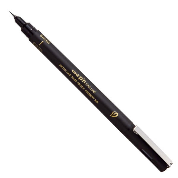 Encontraproduto.com.br - Caneta Pincel Uni-Pin Extra-fina Preta Uni-ball
