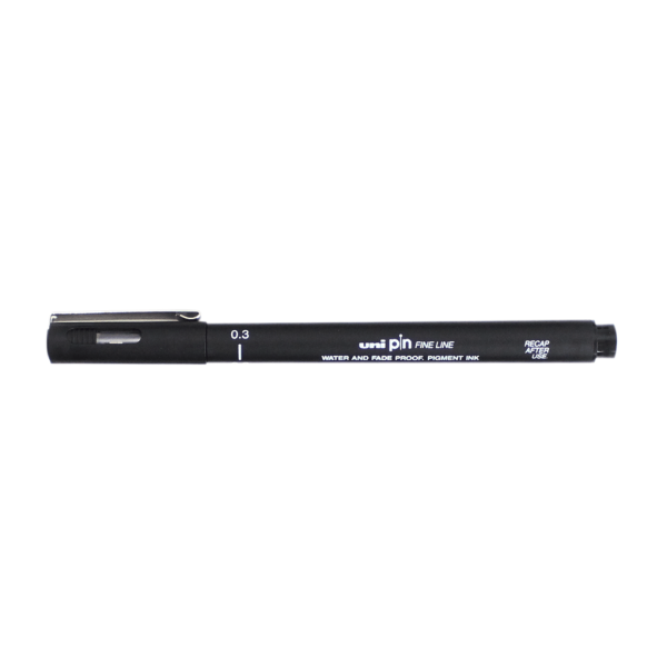 Encontraproduto.com.br - CANETA NANKIN UNI PIN 0.3 FINE LINE PRETA R.6.5900