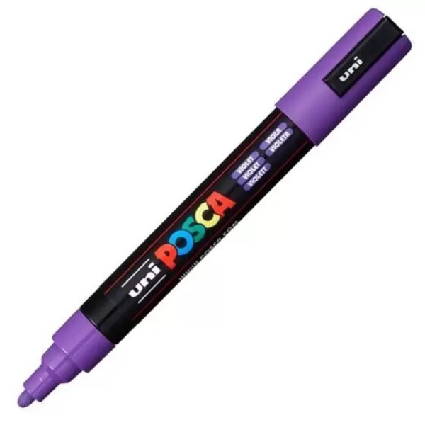 Encontraproduto.com.br - MARCADOR POSCA MULTIUSO PC-5M VIOLETA R.7.5181