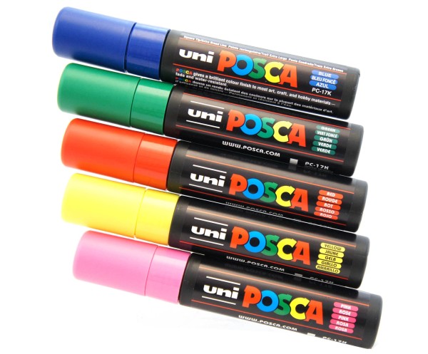 Marcador Posca 8 mm Chanfrada Ref.PC-8K Uni-Ball Avulso