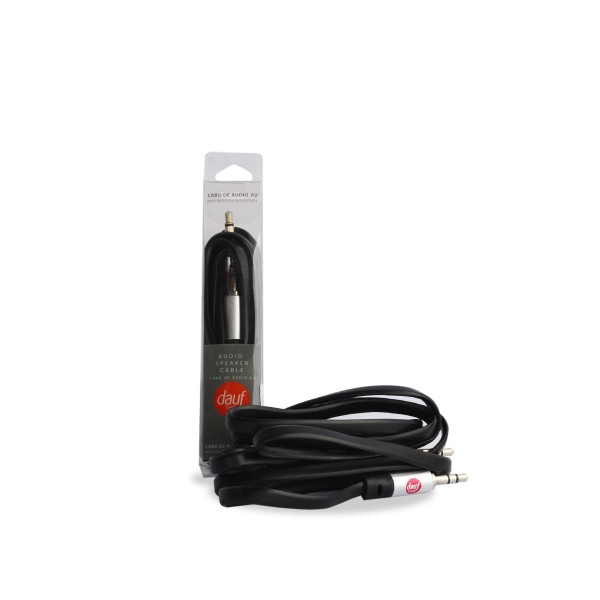 Encontraproduto.com.br - Cabo Audio Dauftech P2 Preto