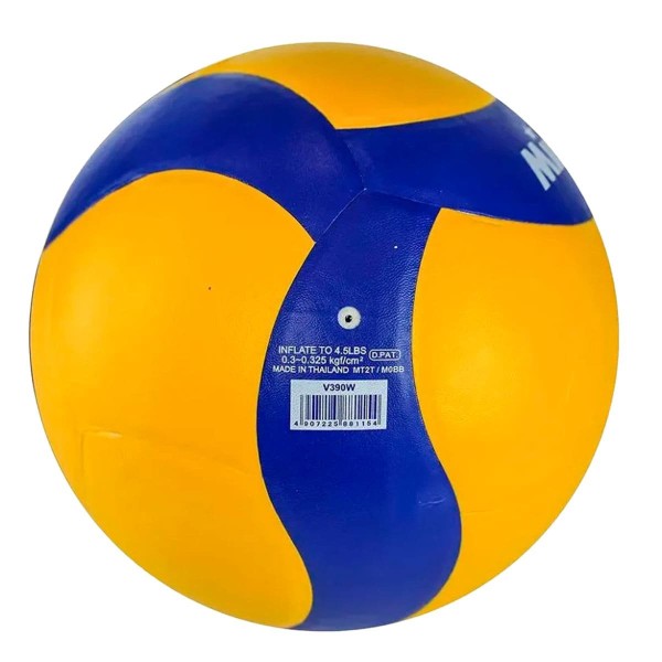 Encontraproduto.com.br - Bola de Vôlei Couro Sintético Laminado Tamanho 5 Mikasa V390W (MP)