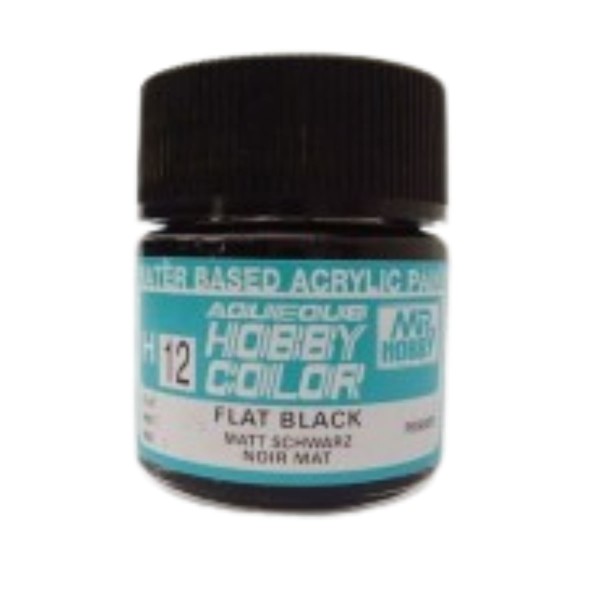 Tinta Aqueous Flat Black H12 Gunze GUHC12