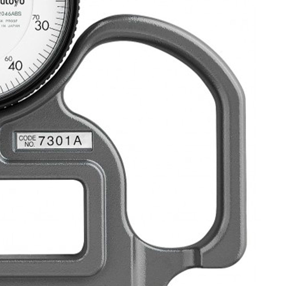 Encontraproduto.com.br - Medidor de Espessura com relógio 10mm (0,01mm) - Mitutoyo 7301A