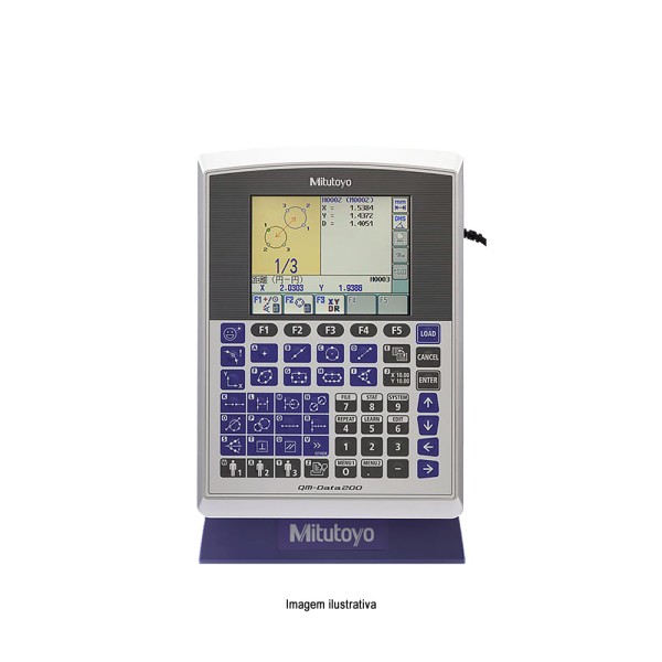 Encontraproduto.com.br - QM-Data200 modelo de bancada para projetor de perfil resolucão 0,1 µm display LCD Mitutoyo 264-155A
